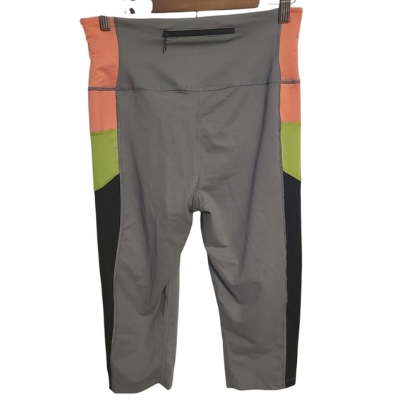 SPANX | Women's Cropped Gray Colorblock Compression Leggings (Size XL) - Picture 10 of 10